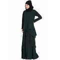 Shrug abaya- dark green Shrug abaya- dark green